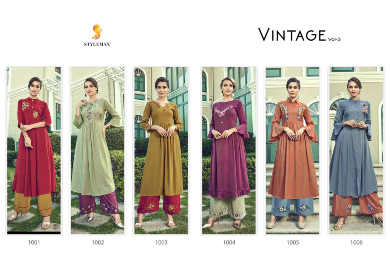 Vintage Vol-3 Tone Slub Cotton Kurti Set Vintage Vol-3 Tone Slub Cotton Kurti Set